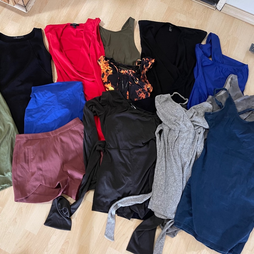 Dresses, romper, skirt, dress shorts